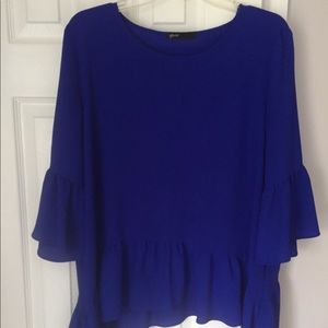Royal blue boutique shirt